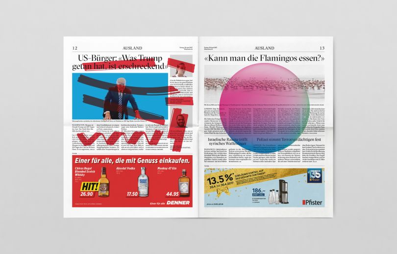 Radical newspaper redesign by Studio Feixen sets out to shock readers ...