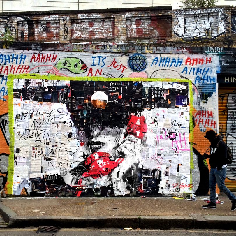 Artist Derek Gores recycles magazines, maps and data for collage ...