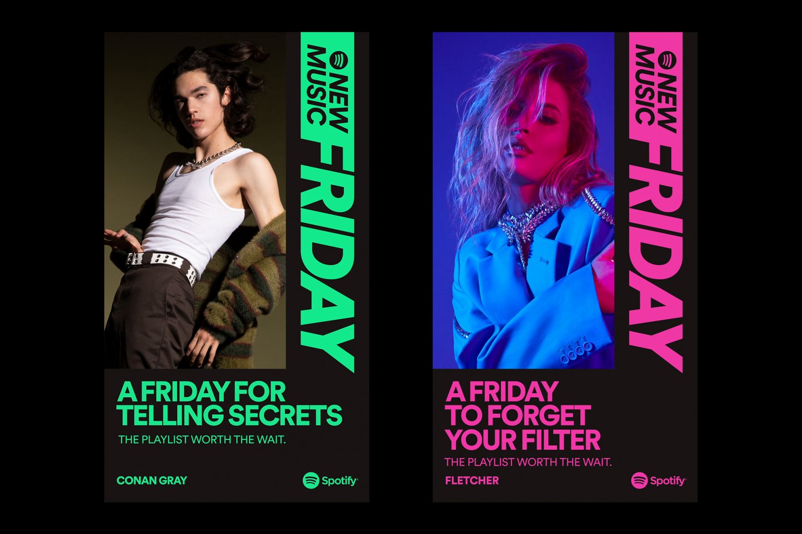 Spotify's new identity, branding and launch campaign for its New Music