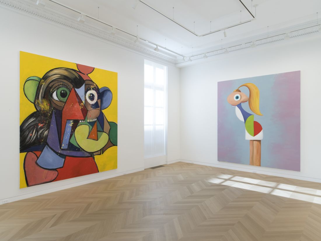 George Condo's Cubism portrait paintings reveal multiple states of joy