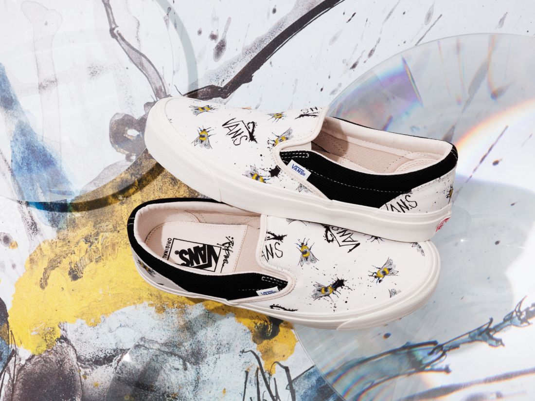 vans with a picture on them