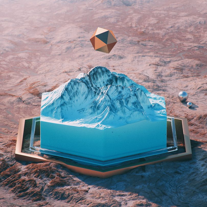 Filip Hodas' digital renderings conjure surreal landscapes in candy ...