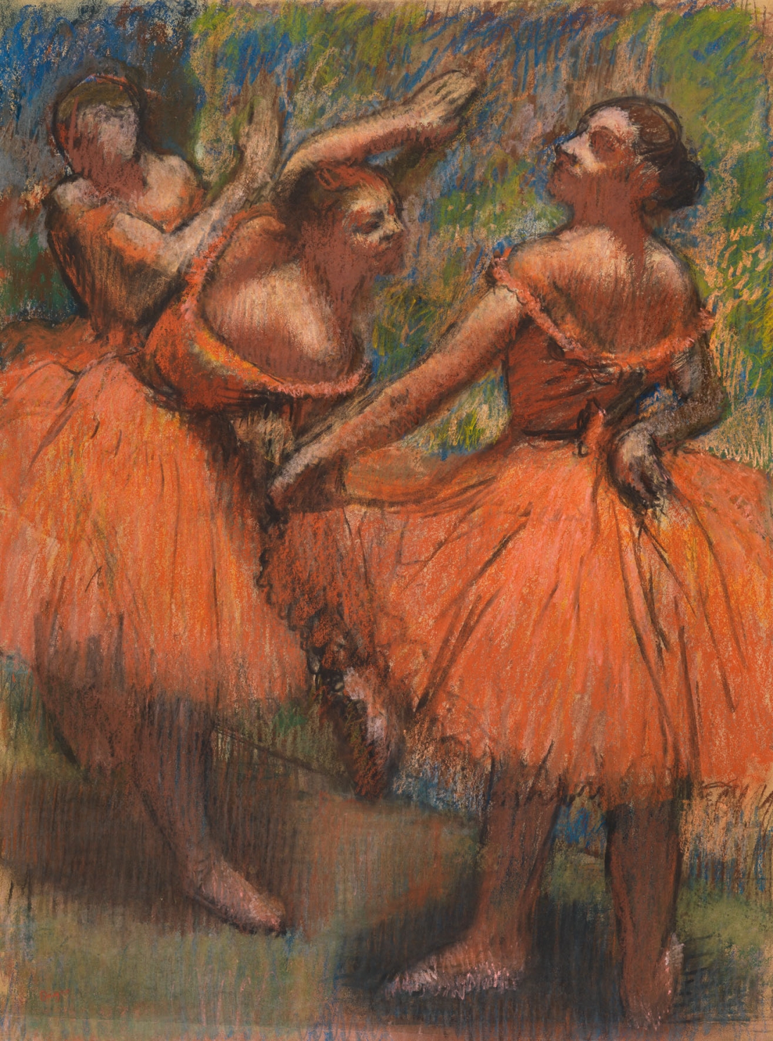 Drawn In Colour Degas From The Burrell Dances Into The