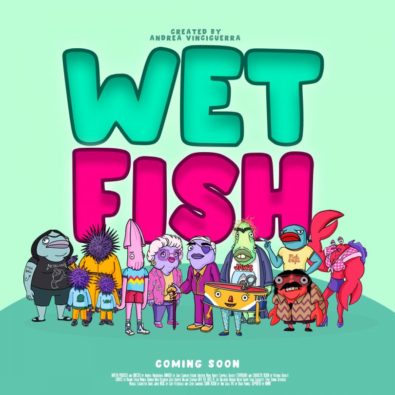810px x 810px - Wet Fish: An adult cartoon about a world of talking fish living inside a  cheap motel water bed | Creative Boom