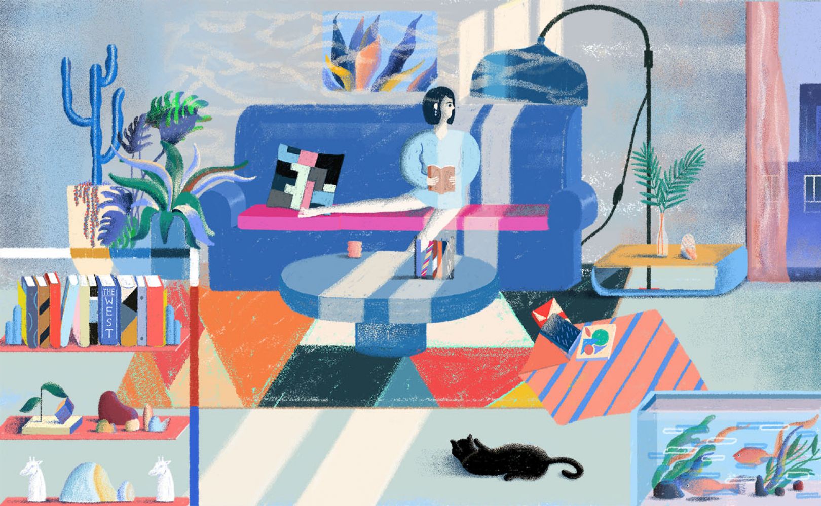 Teddy Kang's delightful illustrations that literally burst with colour ...