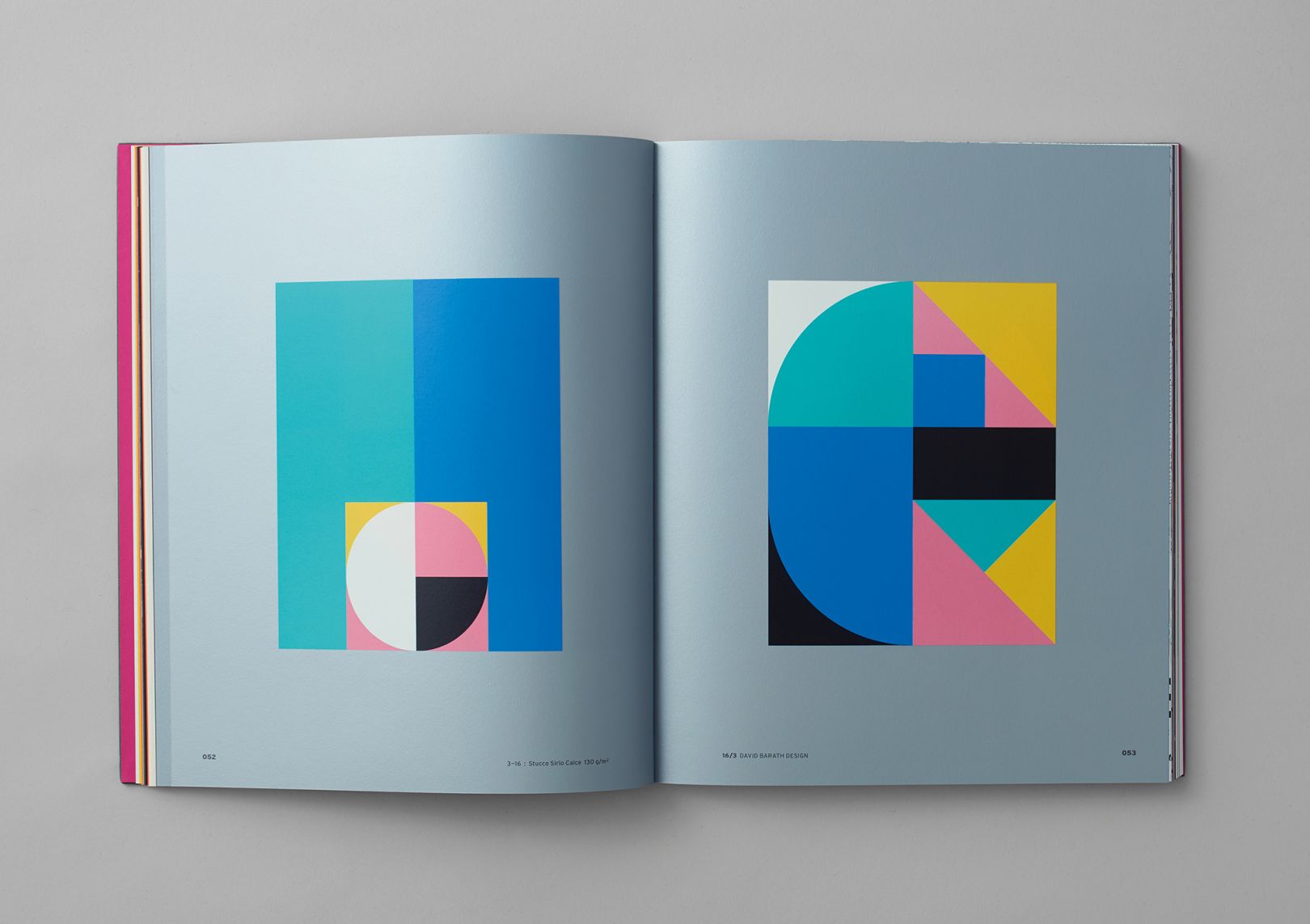 David Barath's striking, Bauhaus-esque designs for new Fedrigoni book ...