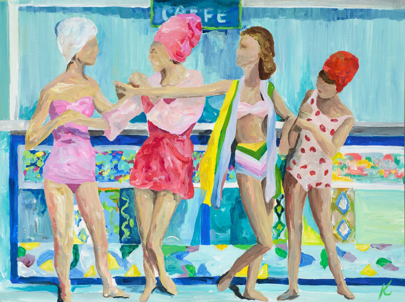 Krista Skehan's colourful paintings that collide with a love of ...