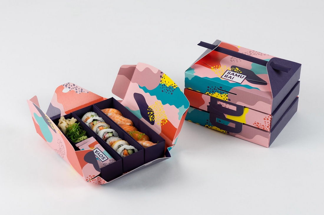 Bold yet playful brand identity for Japanese sushi restaurant, Samurai ...