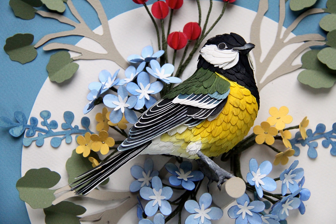 Download Bird Stamps: Intricate paper-cut artworks of birds that ...